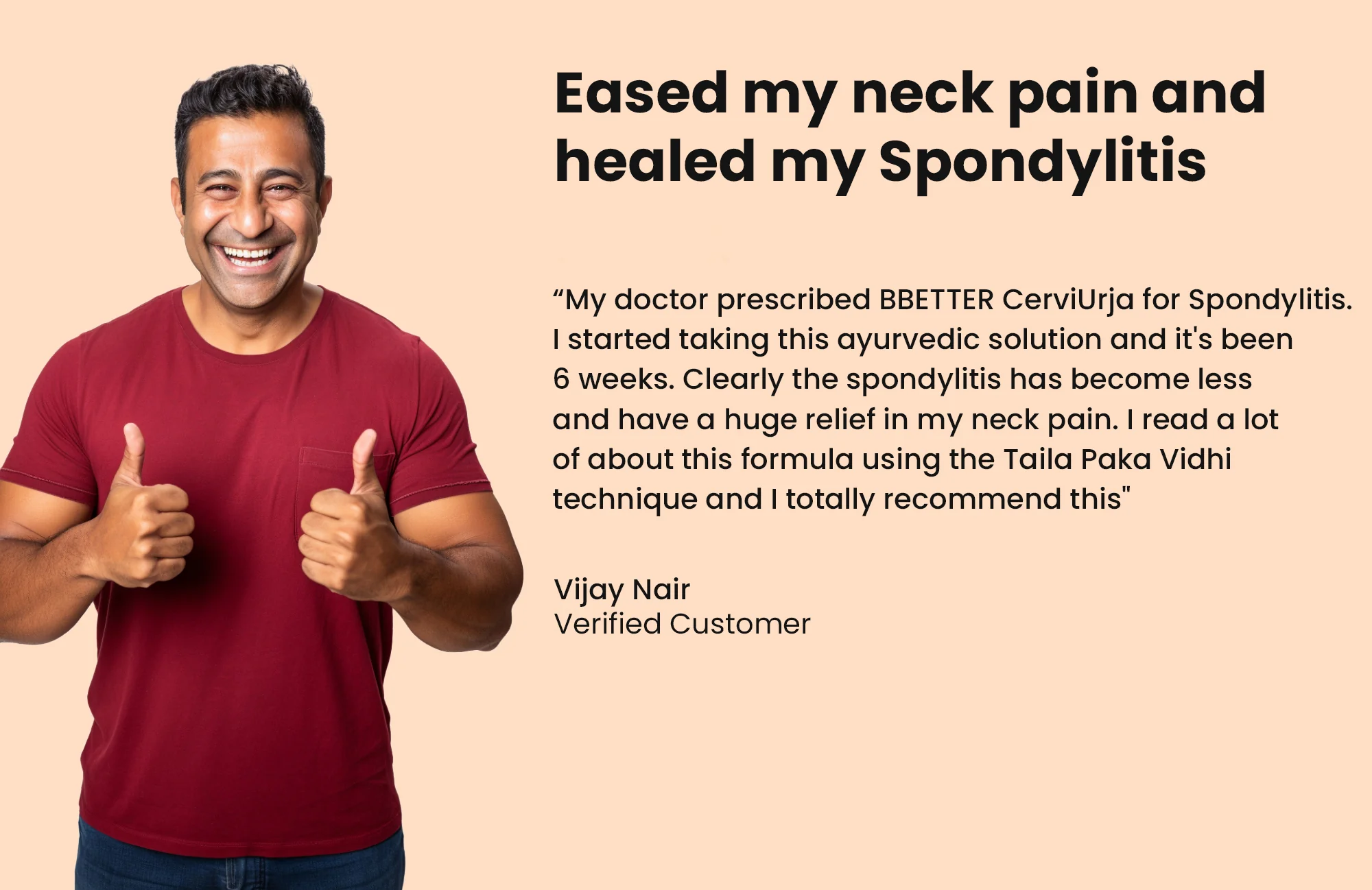 BBETTER CerviUrja - Age old Formula for Cervical Spondylitis, Neck & Shoulder pain Relief - Image 5