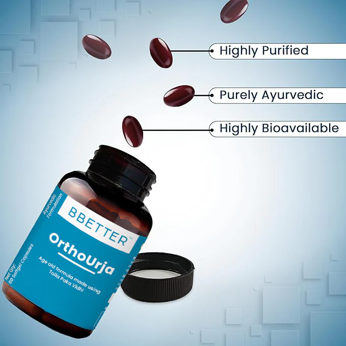 BBETTER OrthoUrja - An Ayurvedic Supplement for Knee Pain & Joint Inflammation Relief - Image 4