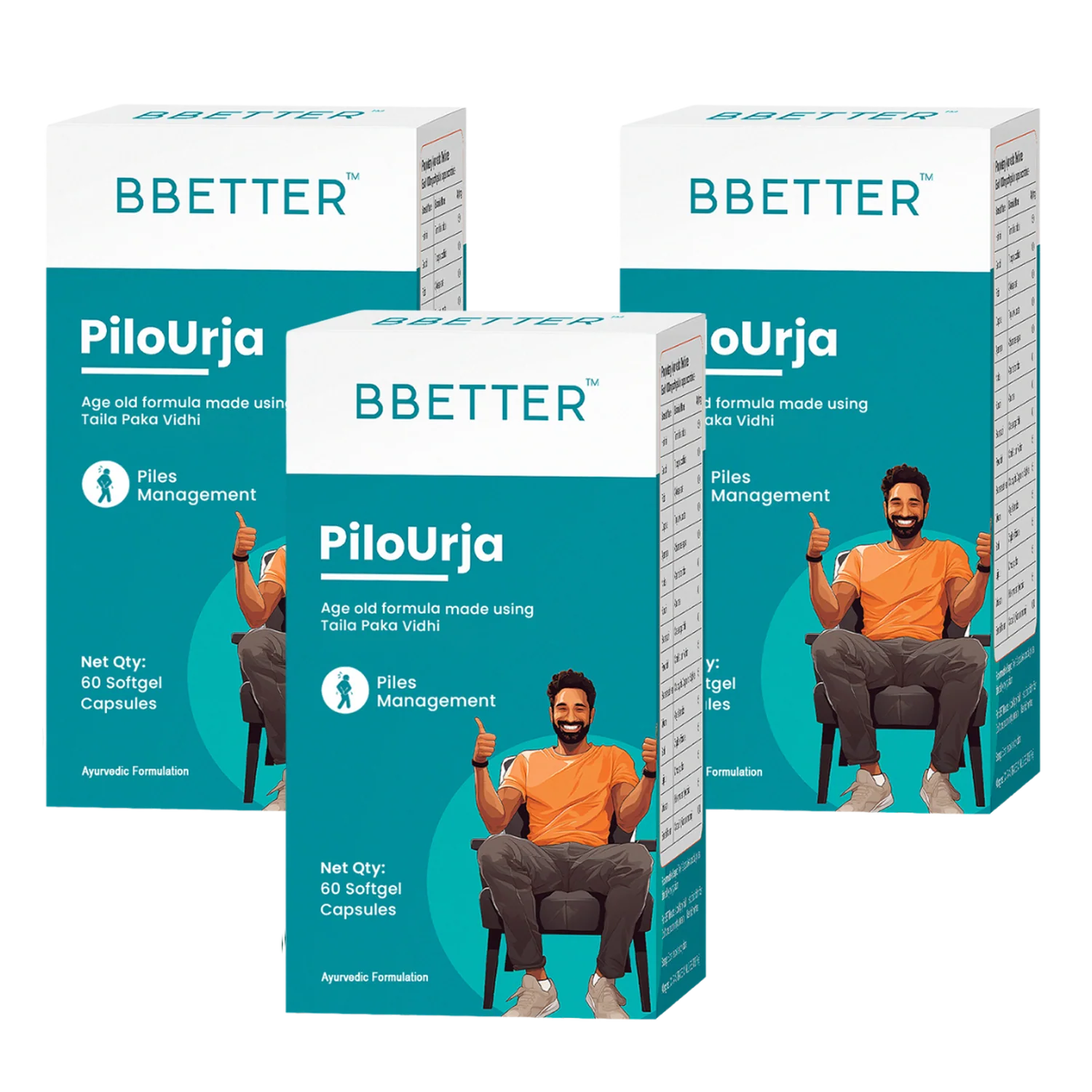 BBETTER PiloUrja - Lab Tested Ayurvedic Capsules for Piles & Haemorrhoids relief - Image 9