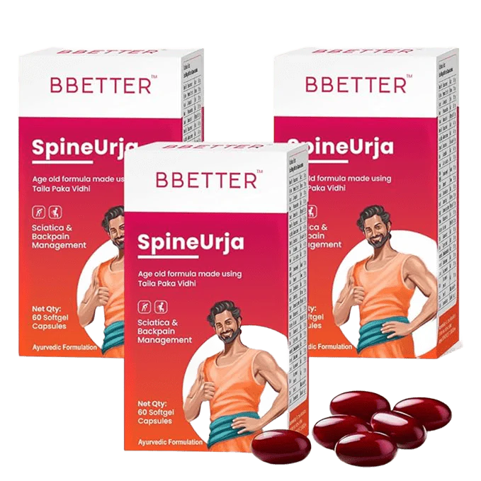 BBETTER SpineUrja - Made using Taila Paka Vidhi for Sciatica & Lower Back Pain Relief - Image 8