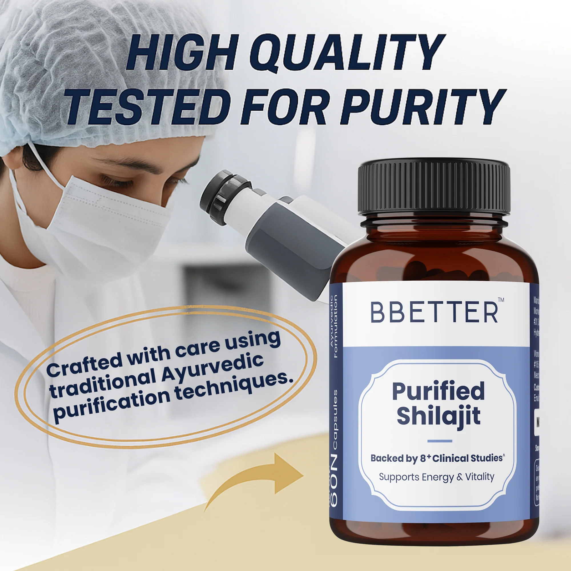 BBETTER Purified Shilajit - With Clinically Proven PrimaVie Shilajit to Support Energy & Vitality - Image 5